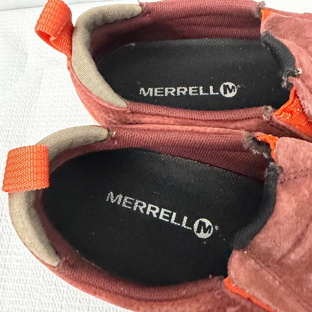 Merrell Jungle Moc AC+ Shoes Women's Size 8.5 Andorra Red Suede Slip On - Picture 2 of 9